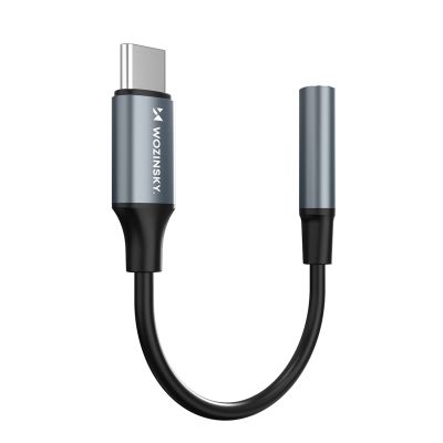 6. Wozinsky WACM-01 USB-C Adapter - 3,5mm Mini Jack - Schwarz