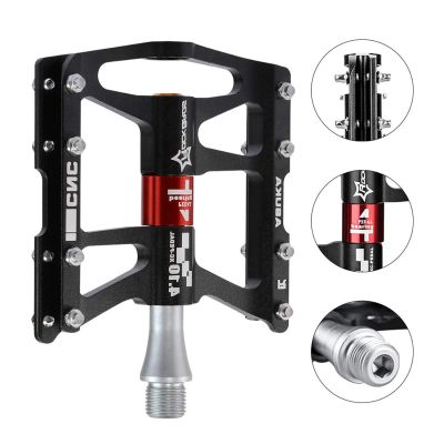 3. Rockbros JT410 4.10 4-Kugellager-Fahrradpedale - Schwarz