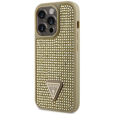 2. Guess GUHCP14LHDGTPD iPhone 14 Pro 6,1" Gold/Gold Hardcase Strass Dreieck