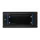 6. Extralink 4U 600x600 Schwarzer Wand-Rackschrank