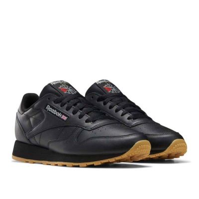 4. Herren-Sneaker aus Leder Reebok Classic Leather, Sportschuhe, Schwarz (GY0954/100008493)