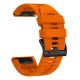3. Tech-Protect Silicone Armband für Garmin Fenix 5 / 6 / 6 Pro / 7 / 8 / 8 Pro / E / 9 / 9 Pro (51 mm) – Orange