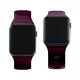 6. 3mk Silikon- Watch für Apple Watch 42 / 44 / 45 / 49 mm – Burgunderrot