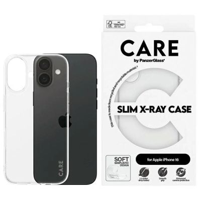 CARE by PanzerGlass X-Ray Soft Basic Case iPhone 16 6,1" transparent 1441