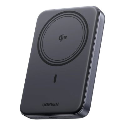 2. Ugreen Powerbank 45763, 10000 mAh, kabelloses Laden, Grau