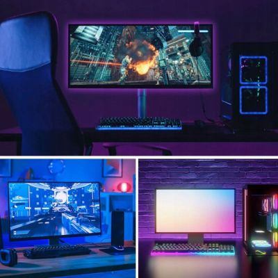 2. Vention RGB FPC LED-Lichtleiste mit IR-Fernbedienung, USB 5V-Netzteil, 2 m