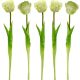 3. Weiße Tulpe, 38 cm, naturgetreue Frühlingsdekoration