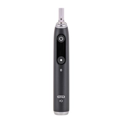 15. Oral-B iO9 Schwarze elektrische Zahnbürste + 2 Bürstenköpfe