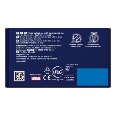 6. Oral-B iO Series 2 Kids 6+ Spiderman Elektrische Zahnbürste