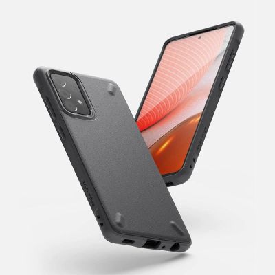 3. Ringke Onyx Strapazierfähiges TPU Cover für Samsung Galaxy A72 4G grau (OXSG0038)