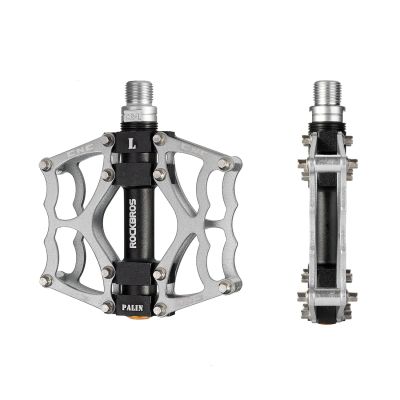 2. Rockbros JT201012LS 2010-12L Aluminium-Plattformpedale für Fahrräder – Silber