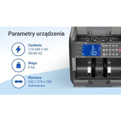 8. Extralink LockStar MG X-600 UV, IR professioneller Banknotenzähler