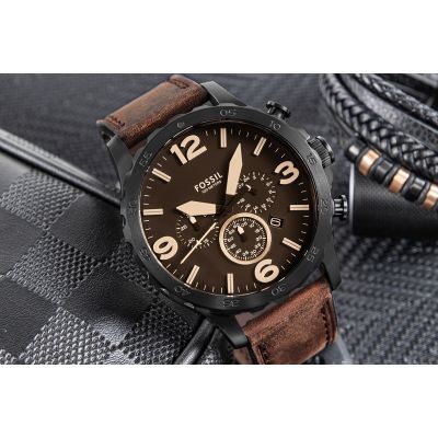 5. FOSSIL Nate JR1487 Herrenuhr + Box