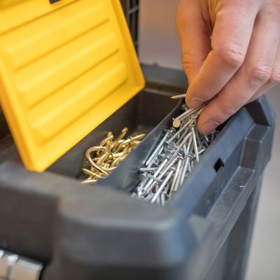 14. Stanley Essential Hartschalenkoffer, Kunststoff, Grau/Gelb