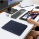 10. Tech-Protect Fleece-Laptoptasche 13-14" - Blau