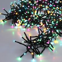 Weihnachtsbaum-Lichterkette mit 576 LEDs, Macaron-Timer und 4 Farben