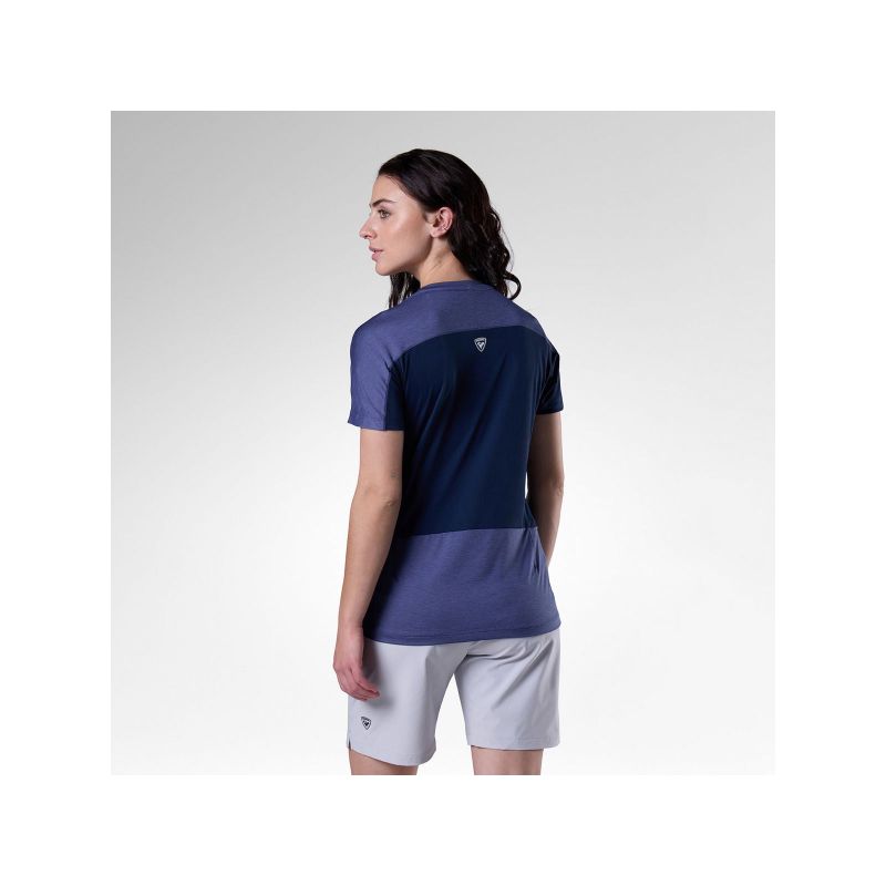 3. ROSSIGNOL W Hiking Tee Navy Blue Damen-T-Shirt