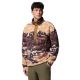 2. Columbia Helvetia II Fleece mit halbem Druckknopf, bedruckt, 2098461225, Braun, L