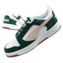 Puma Rebound v6 Herren-Sportschuhe, modisch und bequem, weiß/grün