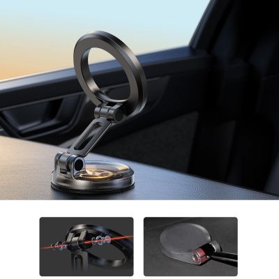 4. Joyroom JR-ZS505 Magnetische Armaturenbretthalterung, kompatibel mit MagSafe – Schwarz
