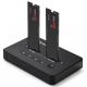 2. Qoltec M.2 NVMe SSD-Dockingstation | PCIe | USB-C | 20 Gbit/s | Dual 2 x 8 TB | Offline-Klonen