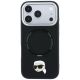 3. Karl Lagerfeld Hülle mit Ringständer, 360°-Kopf-Pin und MagSafe-Funktion für iPhone 18 Pro / 17 Pro – Schwarz
