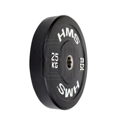 22. Olympiascheibe HMS BLACK BUMPER 25 kg BBR25 