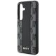 6. DKNY Lederhülle mit Karomuster und MagSafe-Funktion für Samsung Galaxy S25, Schwarz