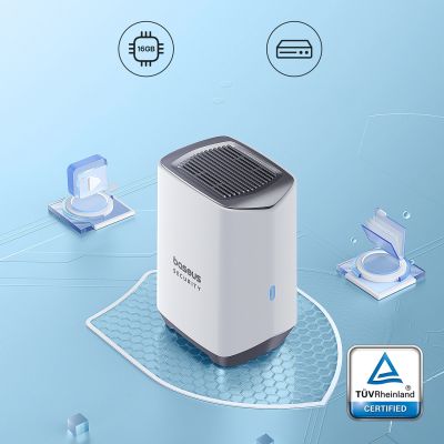 10. Baseus Security N1 2K Outdoor-Kameraset (3 Kameras + Basisstation) – Weiß
