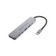 Conceptronic DONN33G Kabelgebundene Dockingstation USB 3.2 Gen 1 (3.1 Gen 1) Typ-C Silber