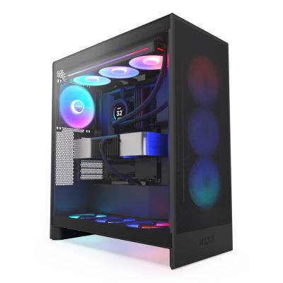 7. NZXT H7 FLOW RGB MIDI-TOWER-GEHÄUSE MIT FENSTER SCHWARZ (2024)