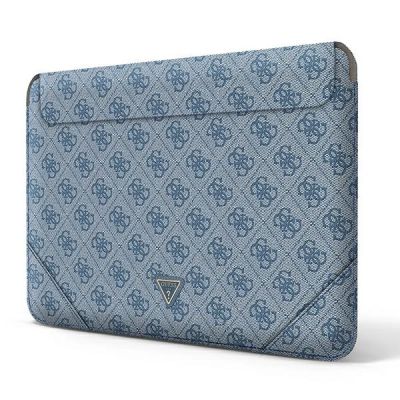 2. Guess 4G Uptown Triangle Logo Hülle für 13-14" Laptop - Blau
