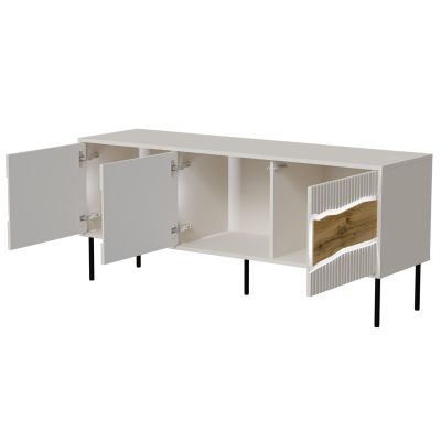3. INSERTO 3D-TV-Schrank 143,5 x 40 x 61,5 cm, Kaschmir + LED