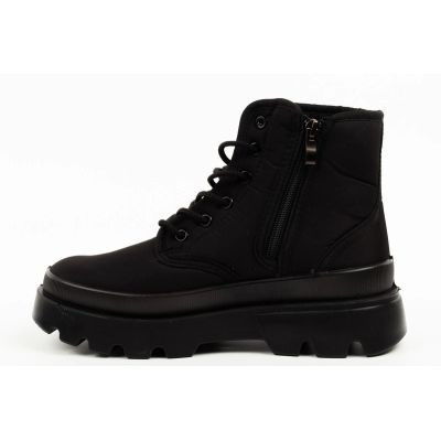 3. Progress Damen-Winterstiefel, gefütterte Schneestiefel im Worker-Stil mit Reißverschluss