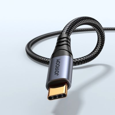 9. Joyroom Audio Transfer Series SY-A07 Miniklinke 3,5 mm / USB-C-Kabel 1,2 m – Schwarz