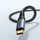 9. Joyroom Audio Transfer Series SY-A07 Miniklinke 3,5 mm / USB-C-Kabel 1,2 m – Schwarz