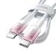 5. Joyroom S-A42 Crystal-Clear Series 30W USB-C – Lightning Kabel 1,2 m – Weiß