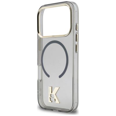 6. Karl Lagerfeld IML K Head Logo MagSafe Hülle für iPhone 17 Pro Max - Schwarz