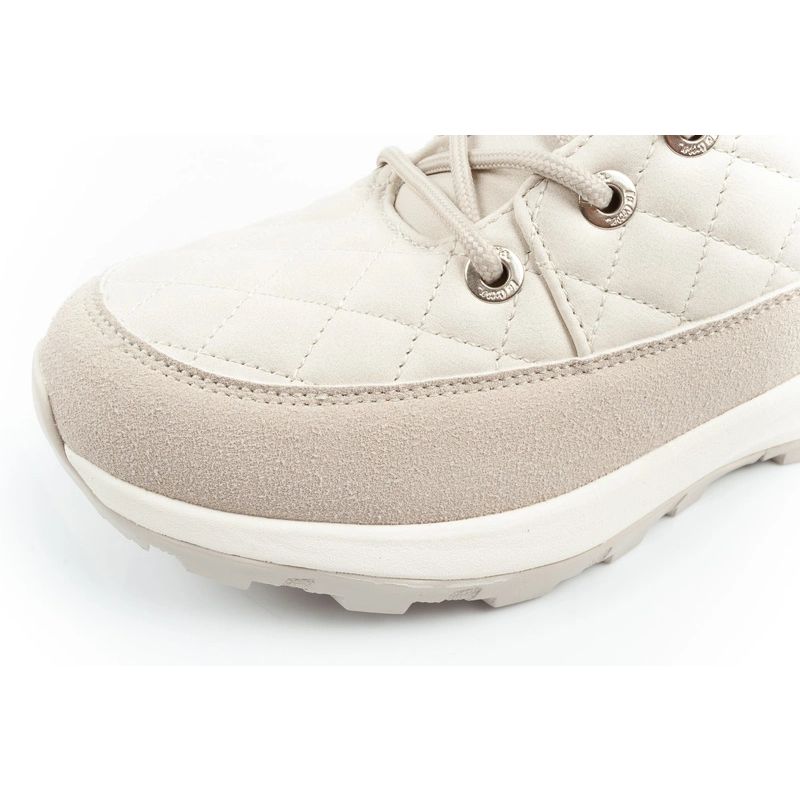 6. Lee Cooper Damen Winter-Wandersportschuhe, isoliert, creme, Öko-Leder