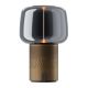KOODUU SERENA PLAY Tragbare Lampe mit Lautsprecher - Braun