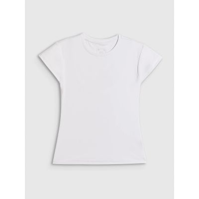 6. Damen-T-Shirt, schmal geschnitten, einfarbig, Größe 4F 4FRSS26TTSHF4520-10S