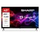 Sharp 43HP5265E 109,2 cm (43") 4K Ultra HD Smart TV mit WLAN, Schwarz