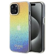 Guess IML Faceted Mirror Disco Iridescent Hülle für iPhone 14 / 15 / 13 – mehrfarbig