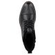 23. Rieker M RKR296A Wollgefütterte Lederstiefelette, schwarz