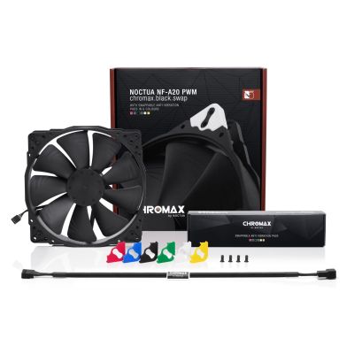 11. NOCTUA NF-A20 PWM Lüfter chromax.black.swap
