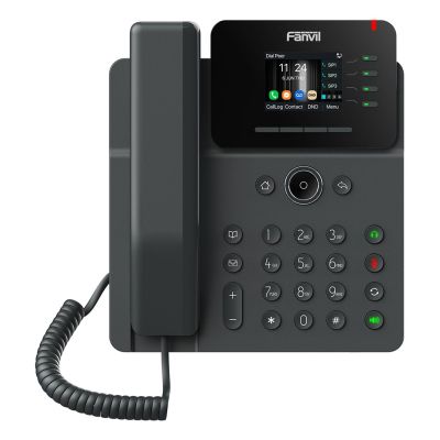 Fanvil V61G VoIP-Telefon, schwarz, 4-zeiliges LCD-Display