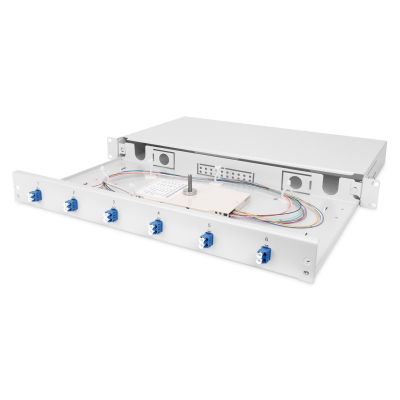 Digitus DN-96330/9 LC-Lichtwellenleiteradapter, 1 Stück, Grau