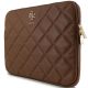 2. Guess Quilted 4G-Hülle für einen 14-Zoll-Laptop – braun