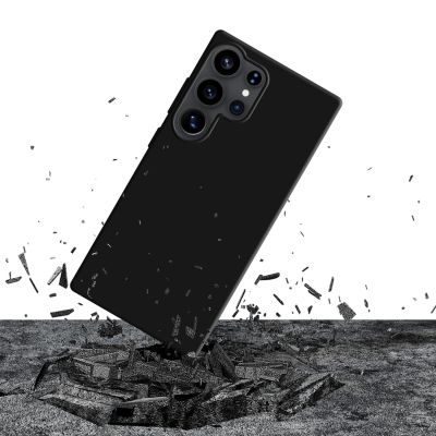 4. 3mk Silikonhülle für Samsung Galaxy S25 Ultra – Schwarz