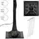 4. DEKORATIVER BAUM 240 LED 180 CM BLACK LUCA